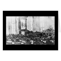 Duma of Bolshevik Russia 1917 Greeting Cards