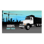 Dump Truck Business Cards