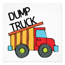Dump Truck Invite