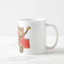 Dump Truck Monkey Coffee Mugs
