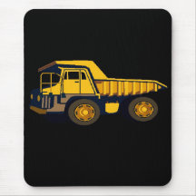 Dump truck mouse pad