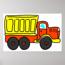 Dump Truck Posters