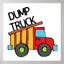 Dump Truck Posters