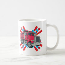 Dump Truck Stars Coffee Mugs