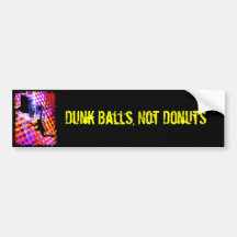 Dunk in Electric Light Chaos Bumper Sticker