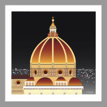 Duomo square poster posters