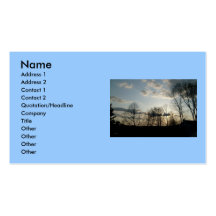 Dusk Sky Businrss Card Business Card Templates