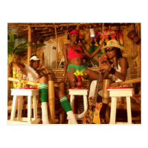 Dusstilldaan caribbean reggea bar post card
