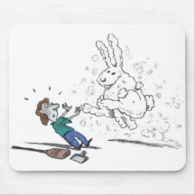 Dust Bunny Mouse Pad