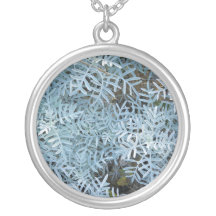 Dusty Miller Senecio Viravira Jardin des Plantes Custom Necklace