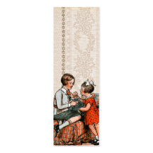 Dutch family bookmark business card template