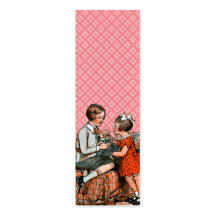Dutch family bookmark business card template