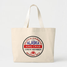 Dutch Harbour Alaskan King Crab Crew Member Canvas Bag