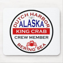 Dutch Harbour Alaskan King Crab Crew Member Mousemat