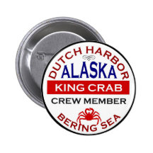 Dutch Harbour Alaskan King Crab Crew Member Pins