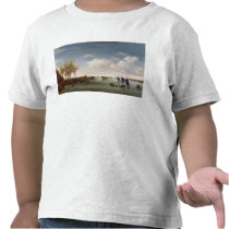 Dutch landscape with Skaters t-shirts
