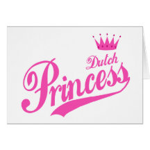 Dutch Princess Greeting Card