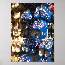 Dutch Wooden Shoes Clogs Photo Poster Art Print