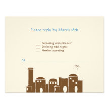 Dylan Max Jerusalem Jewish Bar Mitzvah RSVP Personalised Invitations