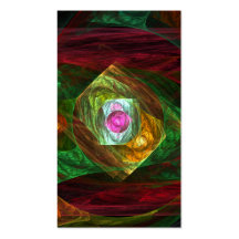 Dynamic Connections Abstract Art Business Card