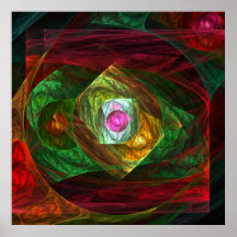 Dynamic Connections Abstract Art Print