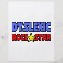 Dyslexic Rock Star Full Color Flyer