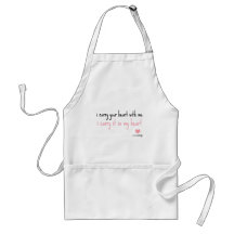 E. E. Cummings - Carry Your Heart Apron