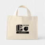 E Is For Economics Canvas Bag