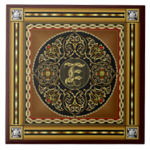 E Monogram Premium Best viewed large. see notes Tile