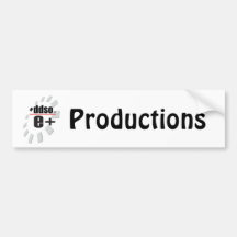 E+ Productions Bumper Sticker