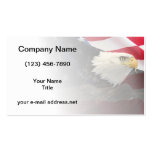 Eagle and Flag Business Card Template
