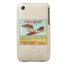 Eagle Brand Fruit Crate Label iPhone 3 Covers