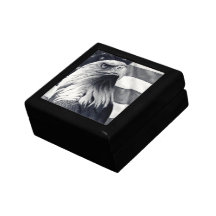 Eagle & Flag Tile Gift Box