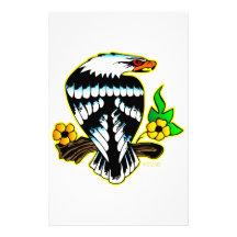 Eagle On Branch Customized Stationery