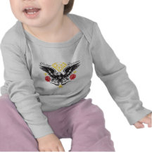 Eagle Tattoo  Diamonds and Roses Vintage Desi Tee Shirts