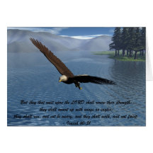 Eagle with Scripture Card