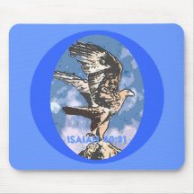 Eagles Wings - Isaiah 40:31 Mouse Mats