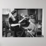 Early 1900s Violin Lesson Print