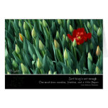 Early Bloomer, by Anna Wight Greeting Card