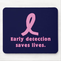 Early Detection Saves Lives Breast Cancer Awarenes Mousepads