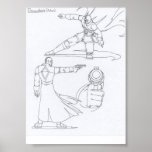 Early Diamondback Design Sketch Posters
