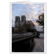 Early Morning at Notre-Dame Greeting Card