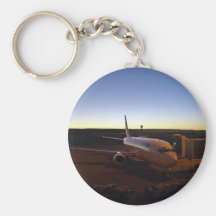 Early morning flight key chain