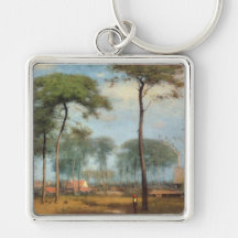 'Early Morning: Tarpon Springs' Keychains