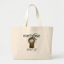 EarlyRise "What If" Design 1 Canvas Bag