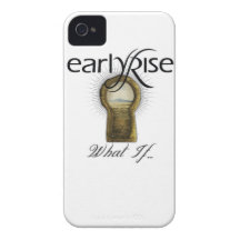 EarlyRise "What If" Design 1 iPhone 4 Case