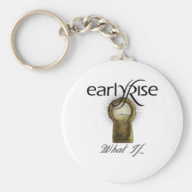 EarlyRise "What If" Design 1 Keychain