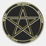 Earth, Air & Fire Pentagram Sticker