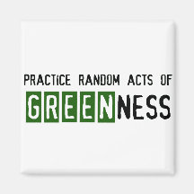 Earth Day - Be Green Magnets