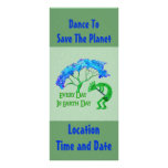 Earth Day Kokopelli Personalized Rack Card